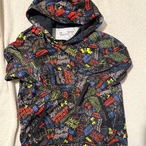 Under Armour Kids Hoodie - Black with Multicolor Graphics
